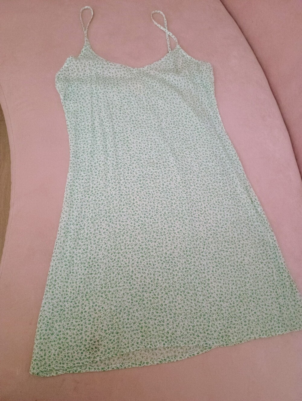 Billabong Light Green Floral Slip Dress